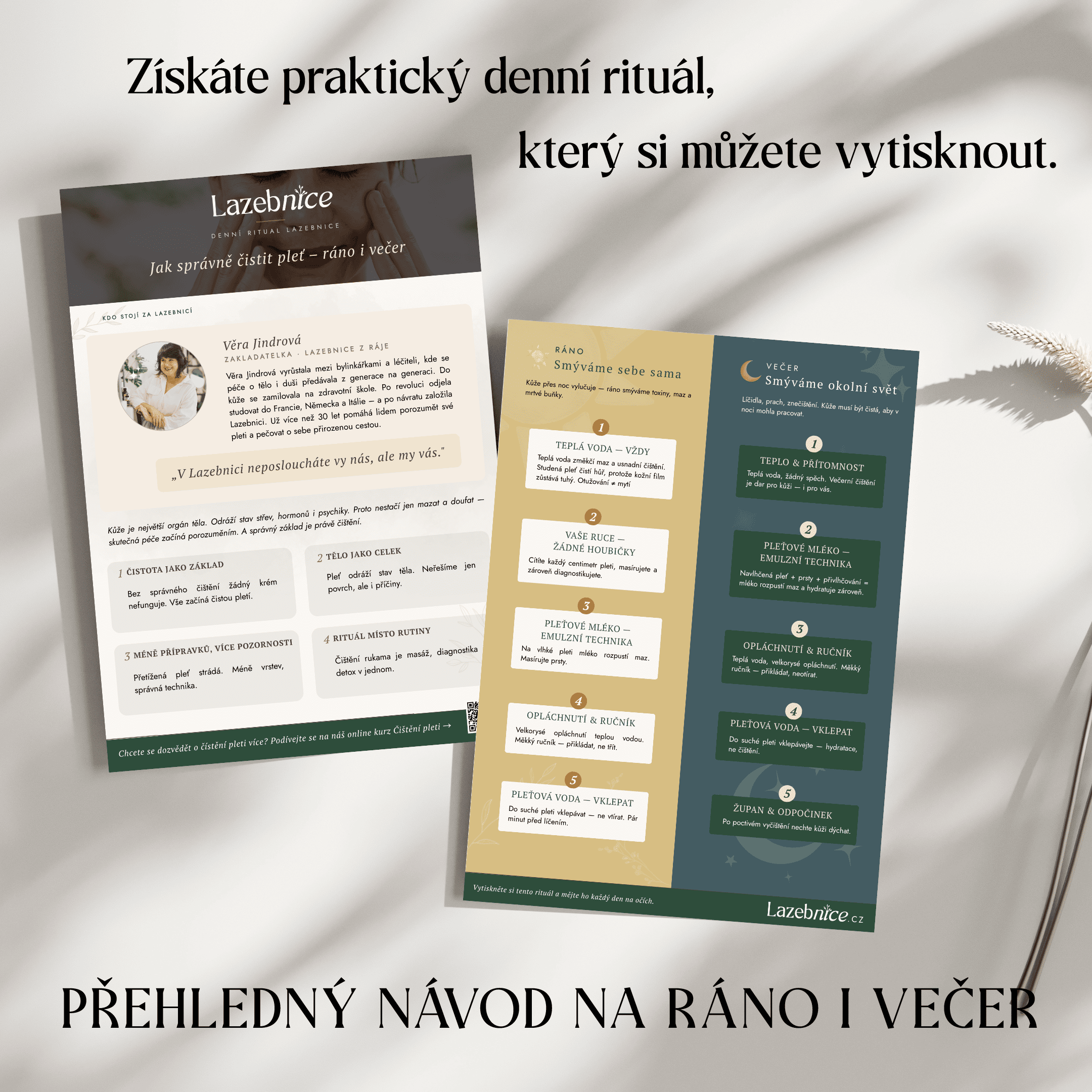 Denní rituál čištění pleti